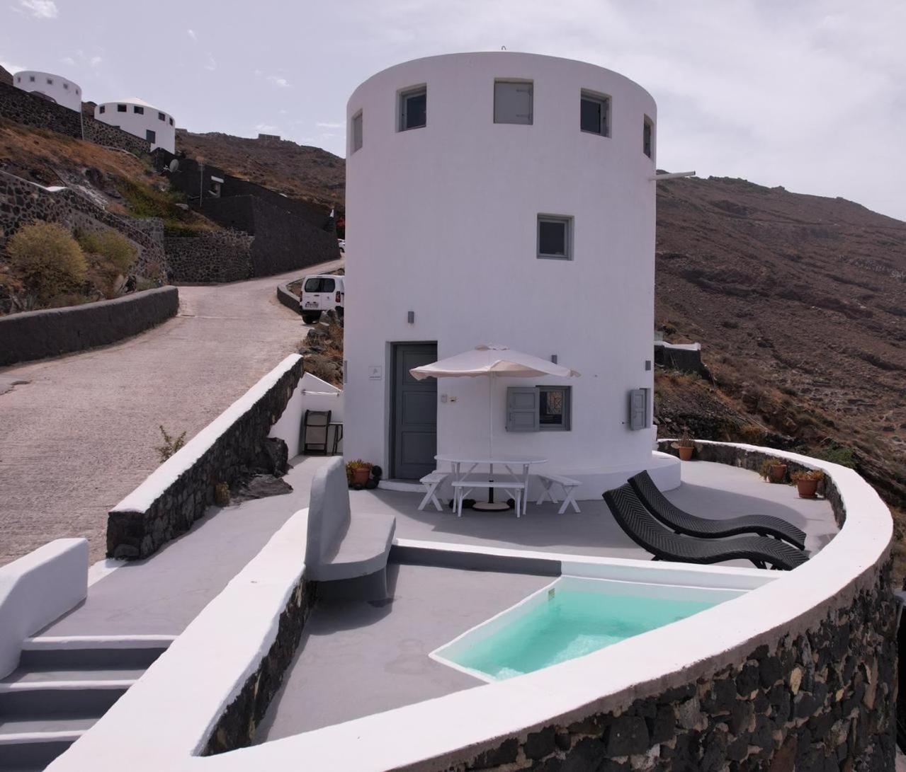 Вилла Anemos Windmill Vourvoulos Экстерьер фото
